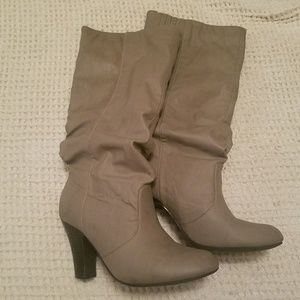 Beige/Taupe Charlotte Russe boots